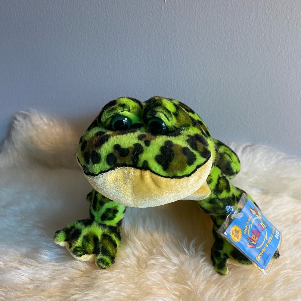 Webkinz NWT Bullfrog With Code Plush